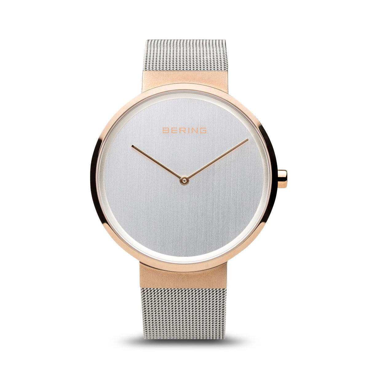 Bering Classic Brushed Rose Gold 39mm Watch
