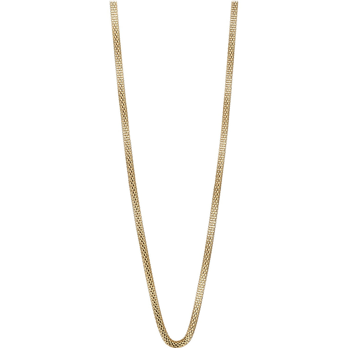 Bering Arctic Symphony Polished Gold Necklace 45cm