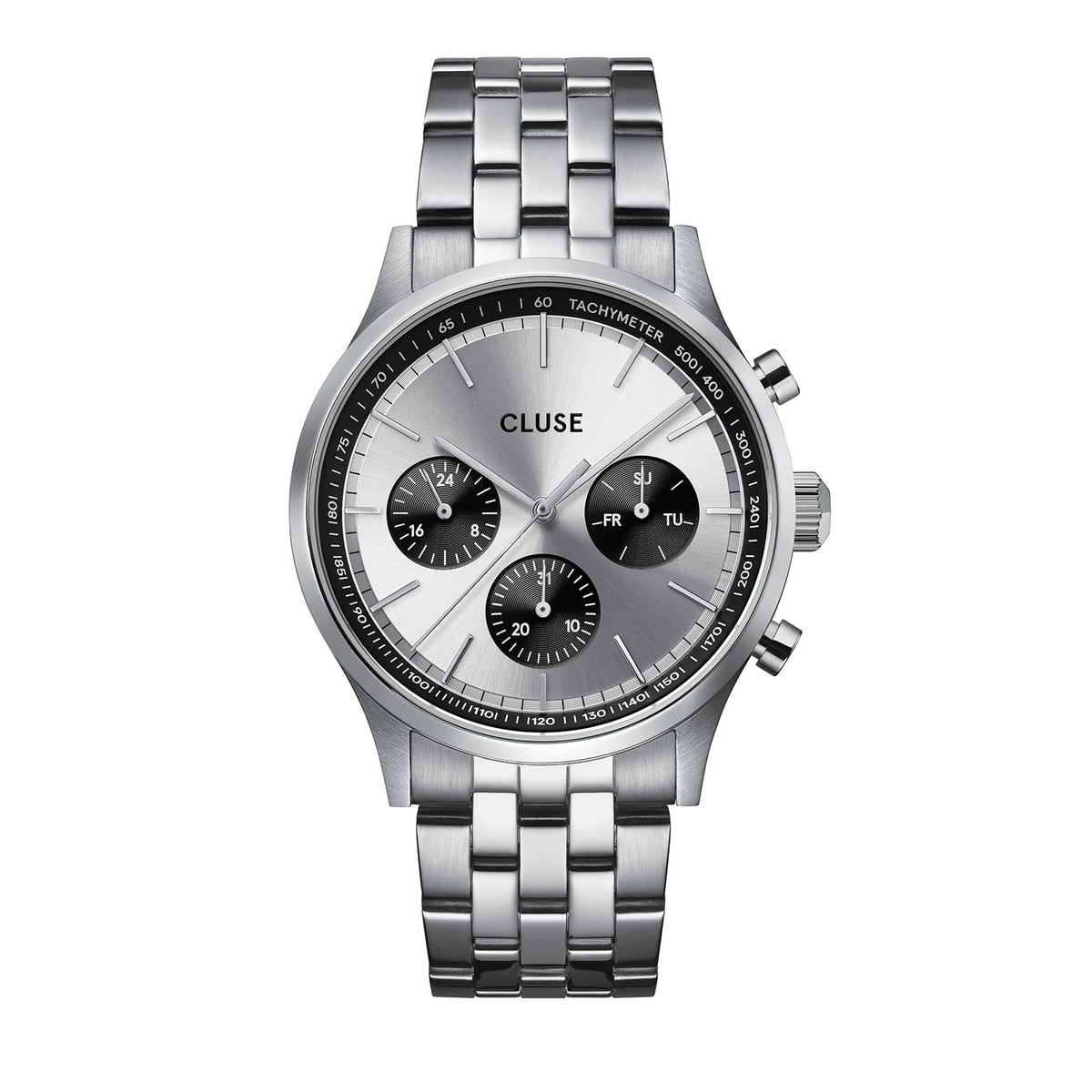 CLUSE Antheor Multifunction Silver / Silver Watch