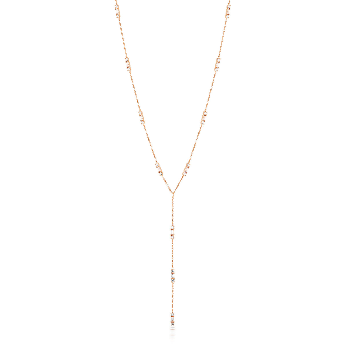 GEORGINI THE LAYERED EDIT TOLU NECKLACE ROSE GOLD