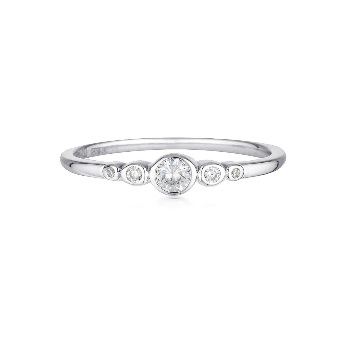 Georgini Silver Penta Ring - 6