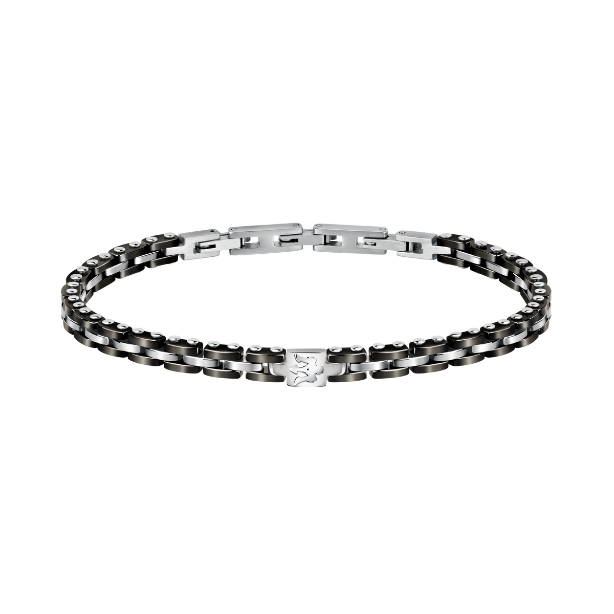 Maserati Ceramic Black and Silver Bracelet