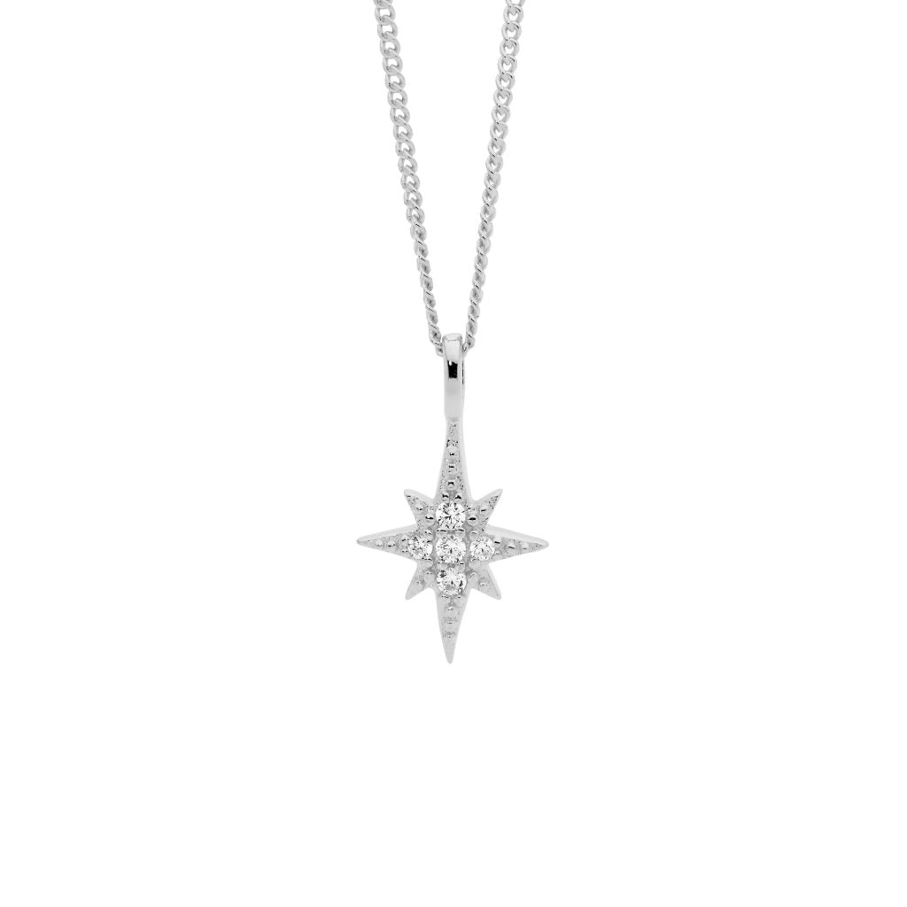 Ellani Starburst Pendant Necklace
