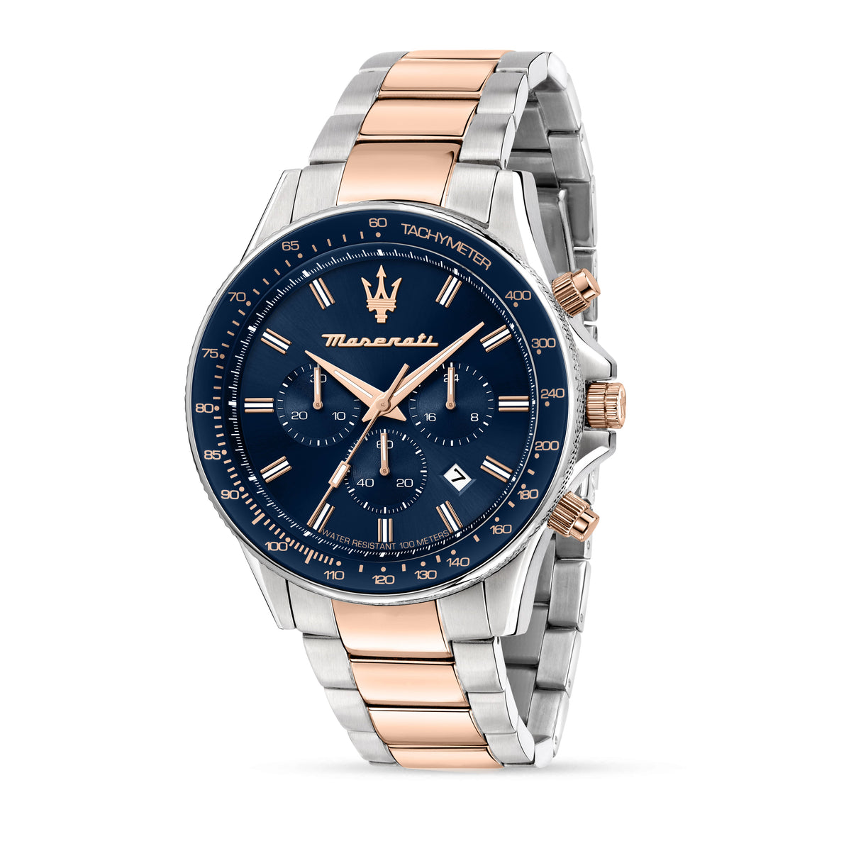 Maserati Sfida Two Tone Chronograph Watch