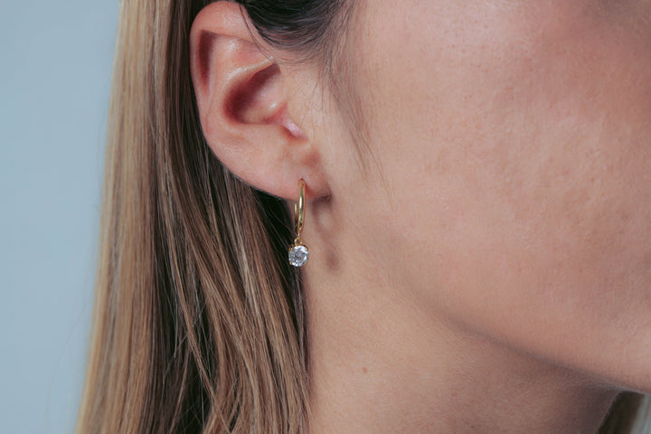 BRIA HOOP GOLD EARRING