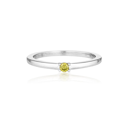 SUMMER SORBET MINI MARSHMALLOW RING GREEN SILVER - 8