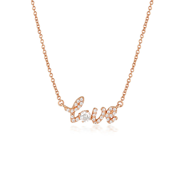 NOEL NIGHTS LOVE PENDANT ROSE GOLD