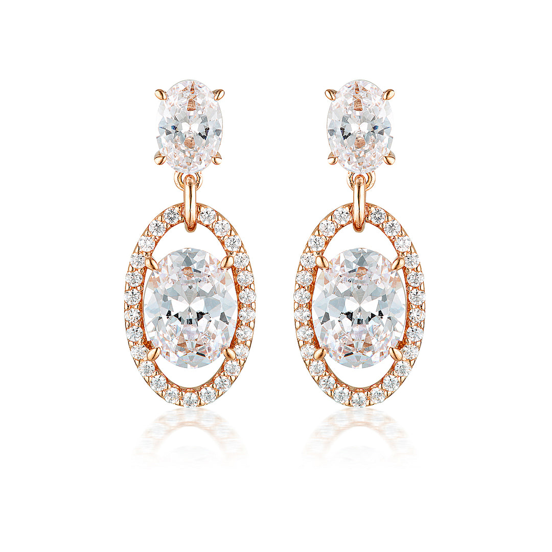 AURORA HEAVEN EARRINGS ROSE GOLD