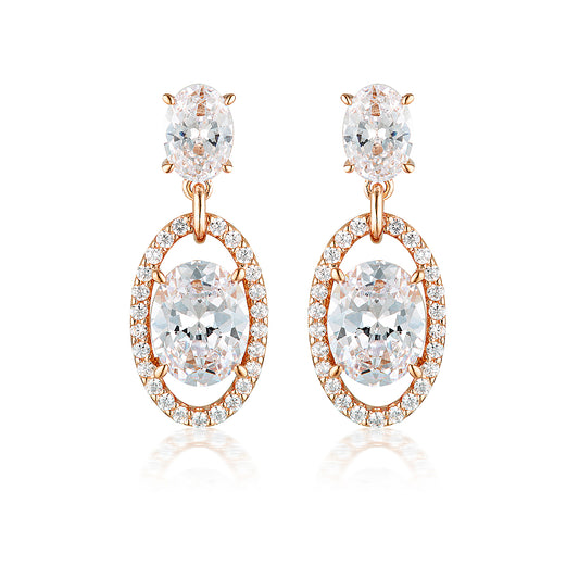 AURORA HEAVEN EARRINGS ROSE GOLD