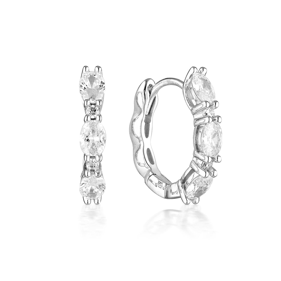 AURORA GLIMMER EARRINGS SILVER