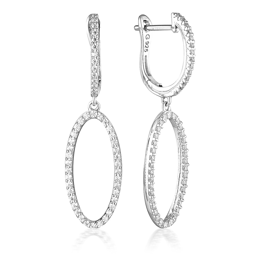 AURORA CELESTIAL EARRINGS SILVER