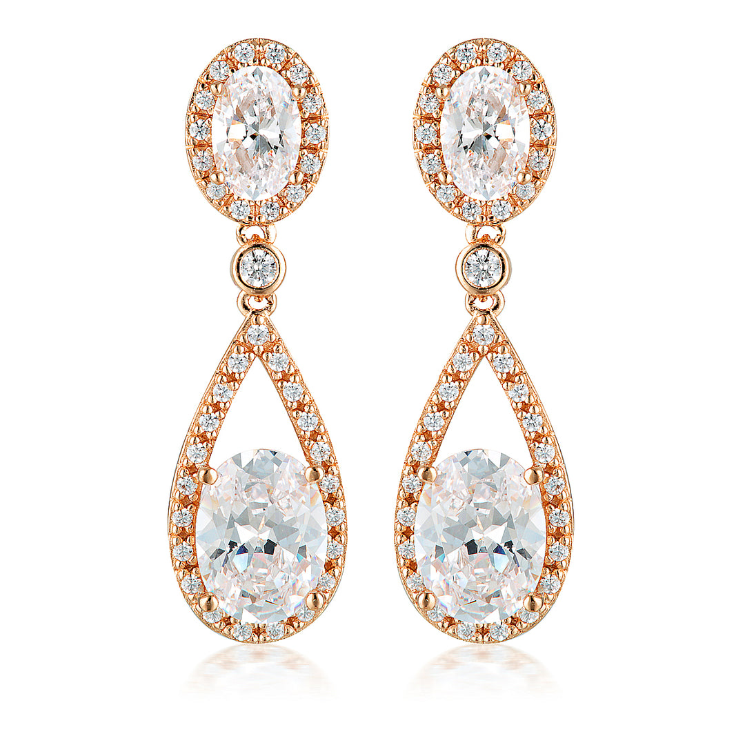 AURORA RADIENCE EARRINGS ROSE GOLD