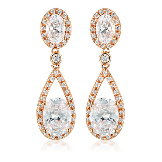 AURORA RADIENCE EARRINGS ROSE GOLD