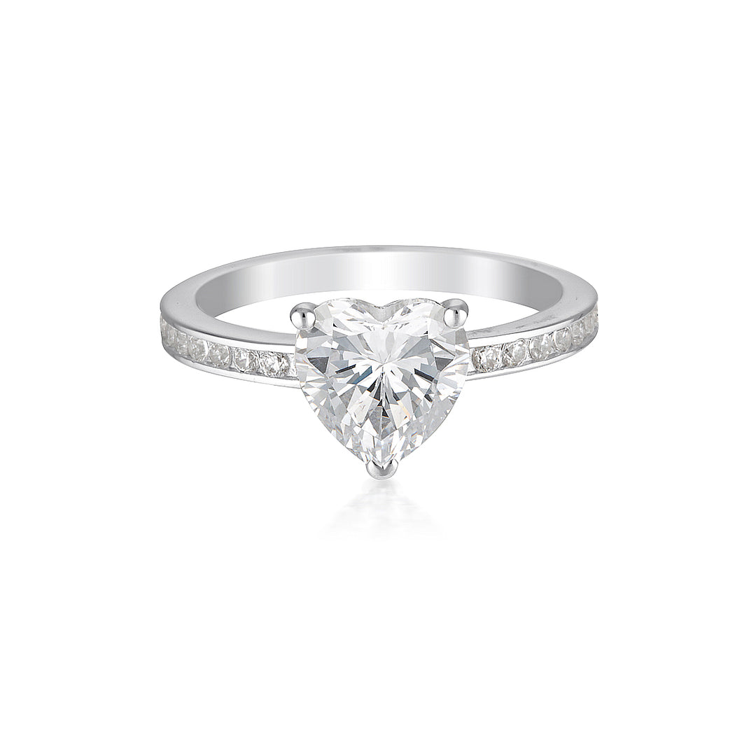 GEORGINI AURORA FIRST BLUSH RING SILVER - 7