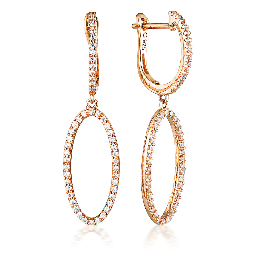AURORA CELESTIAL EARRINGS ROSE GOLD