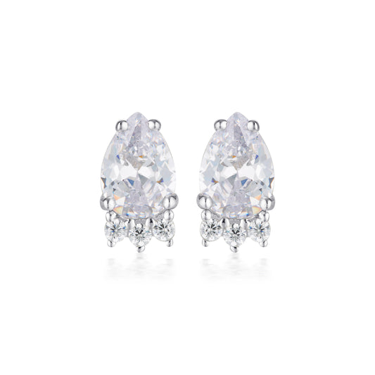 WILLOW STUD EARRINGS SILVER