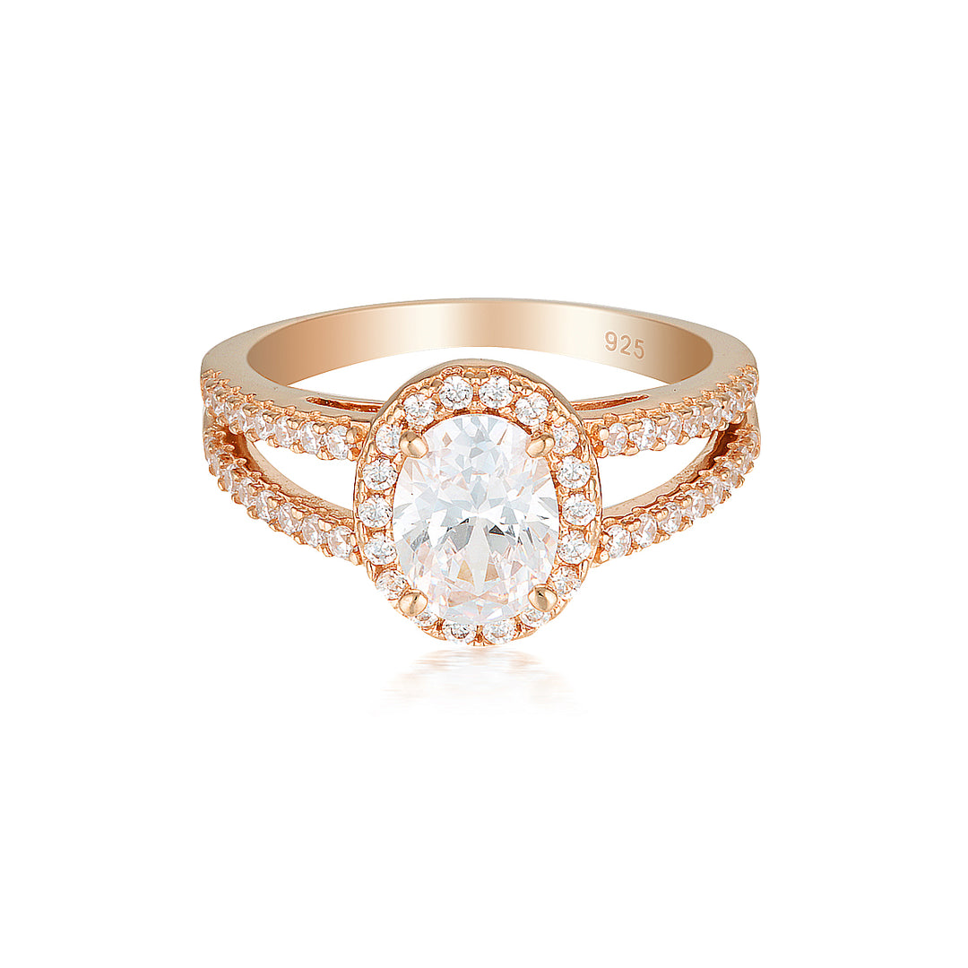 AURORA GLORY RING ROSE GOLD - 7