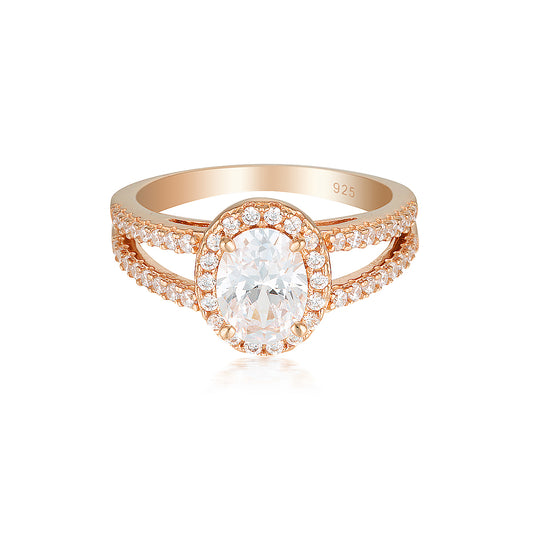 AURORA GLORY RING ROSE GOLD - 7