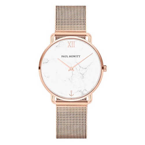 Paul Hewitt Miss Ocean Marble RG Mesh Watch