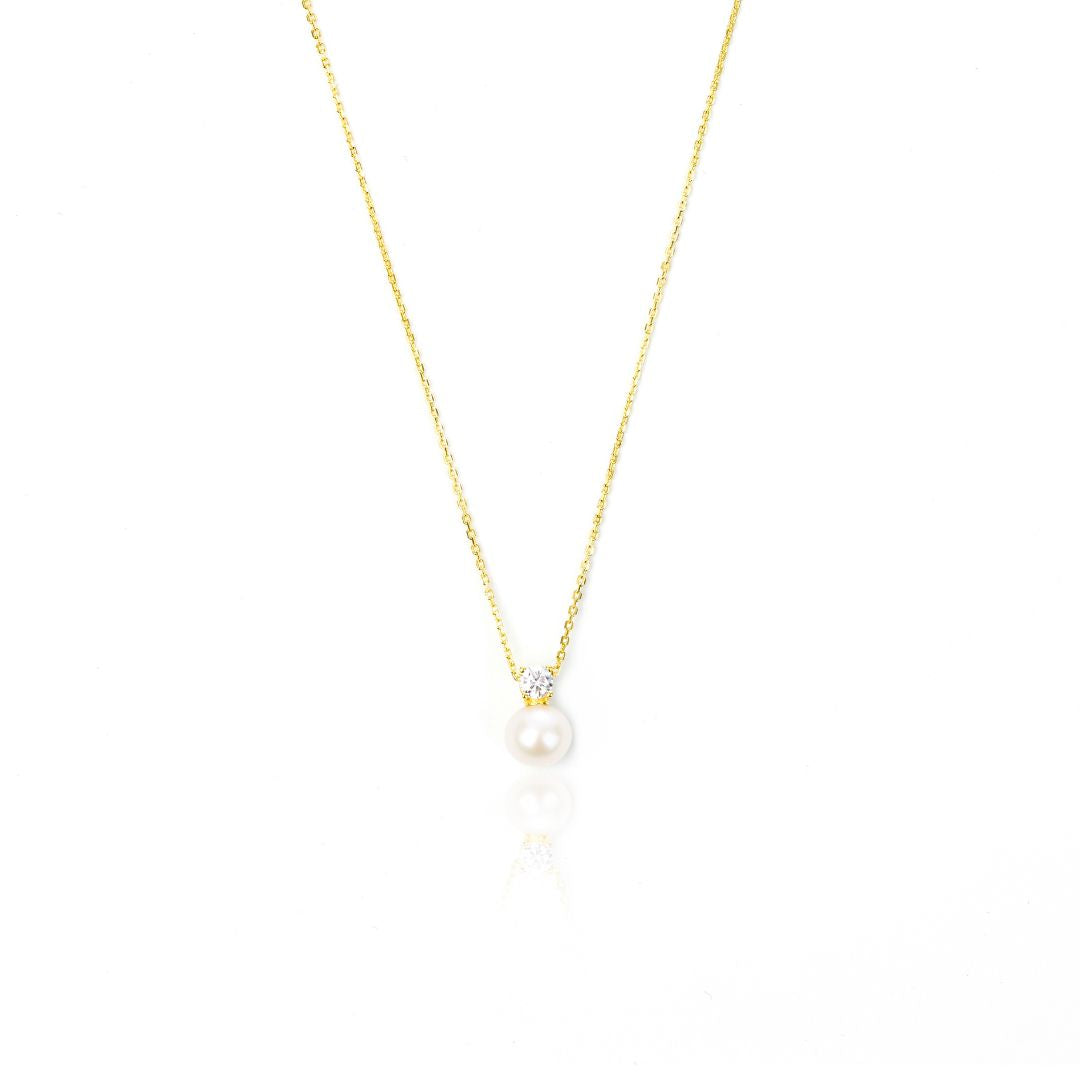 OCEANS NOOSA FRESHWATER PEARL NECKLACE GOLD