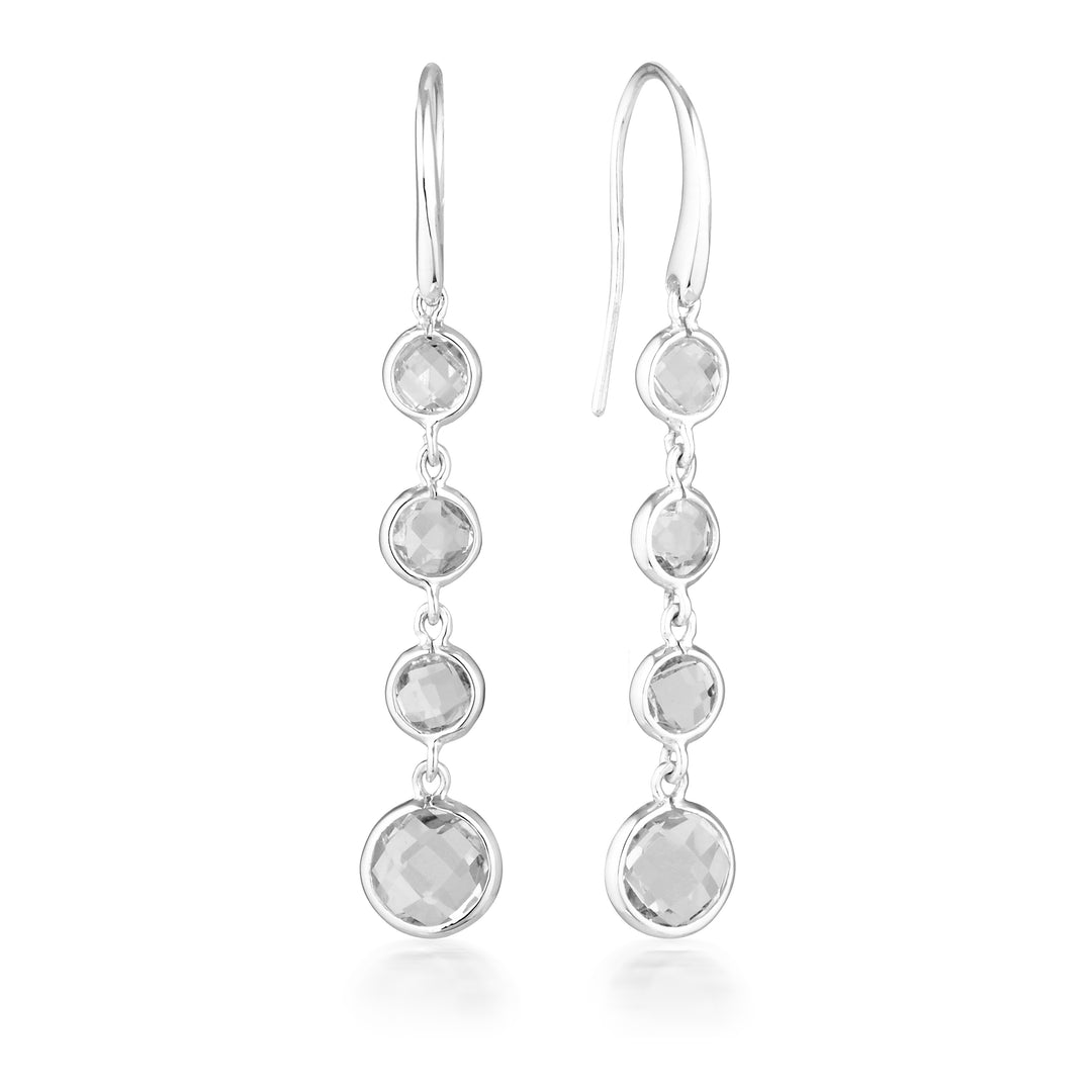 HELIOS DROP EARRINGS SILVER