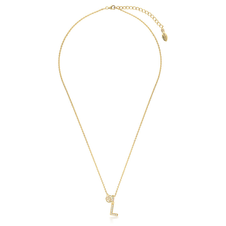 LUXURY LETTERS L INITIAL PENDANT GOLD