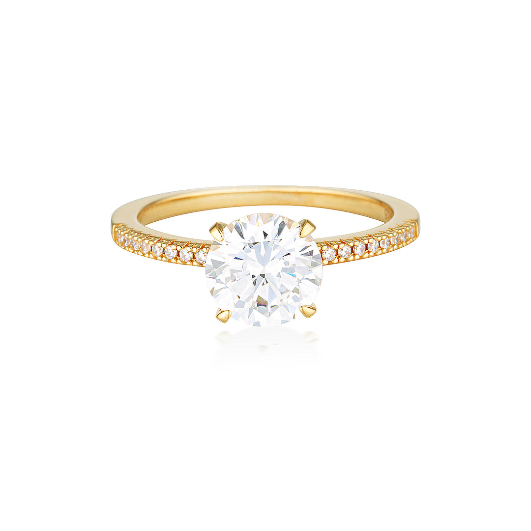 ICONIC BRIDAL FRANCESCA RING GOLD - 7