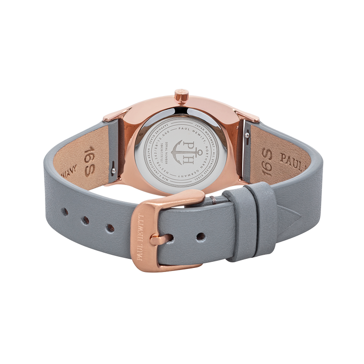 Paul Hewitt Modern Edge Rose Sunray Graphite Watch