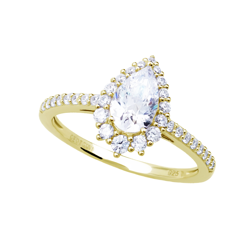 A CHRISTMAS JOURNEY ELEGANT RING GOLD - 8
