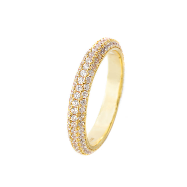GODDESS PAVE RING GOLD - 6