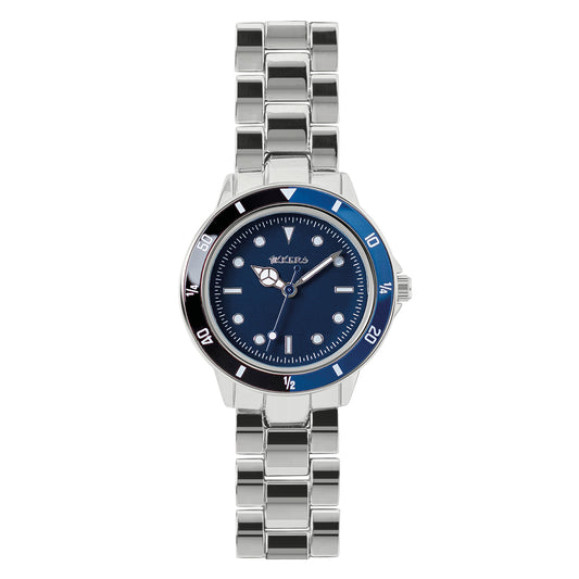 Tikkers Blue Dial Silver Link Bracelet