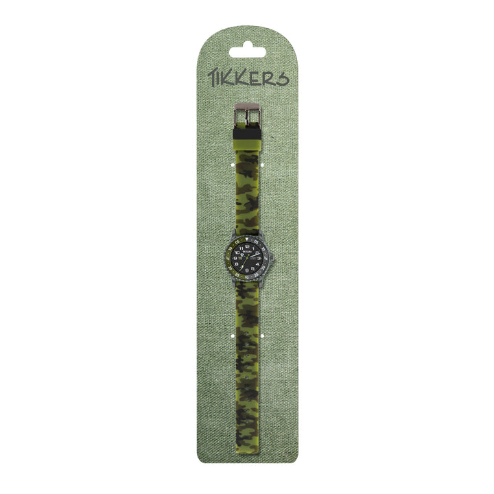 Tikkers Adventure Green Camo Silicone Strap