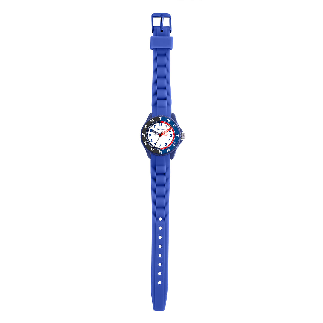 Tikkers Time Teacher Blue Silicone Watch