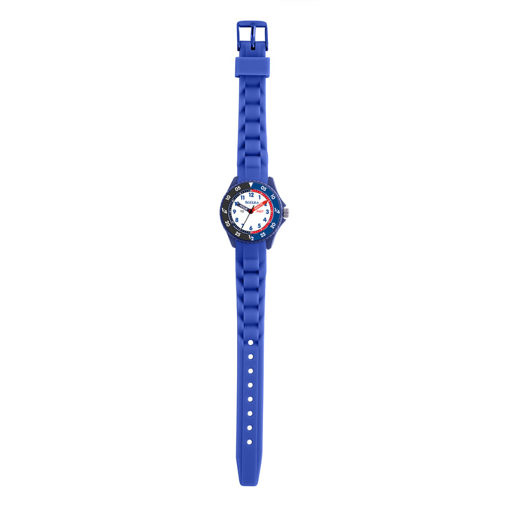 Tikkers Time Teacher Blue Silicone Watch