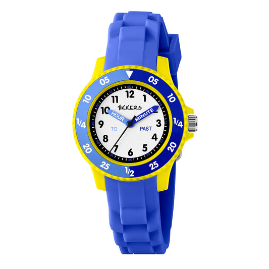 Tikkers Blue Silicone Timer Teacher Watch