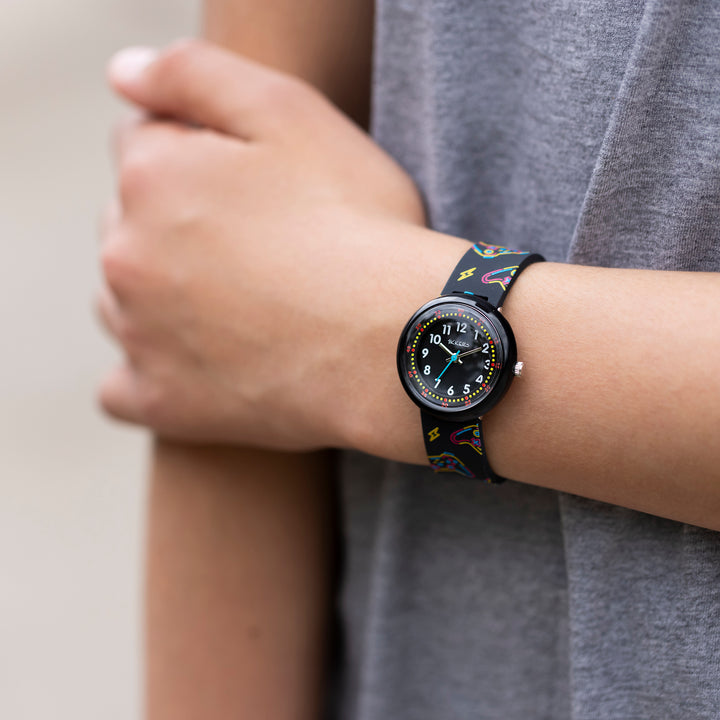 Tikkers Black Gaming Silicone Strap