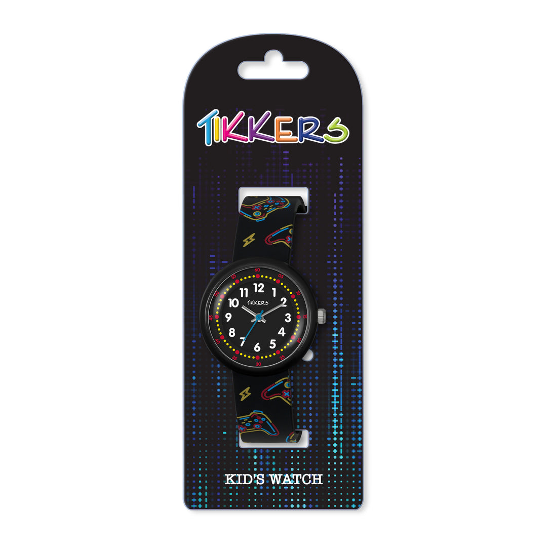 Tikkers Black Gaming Silicone Strap