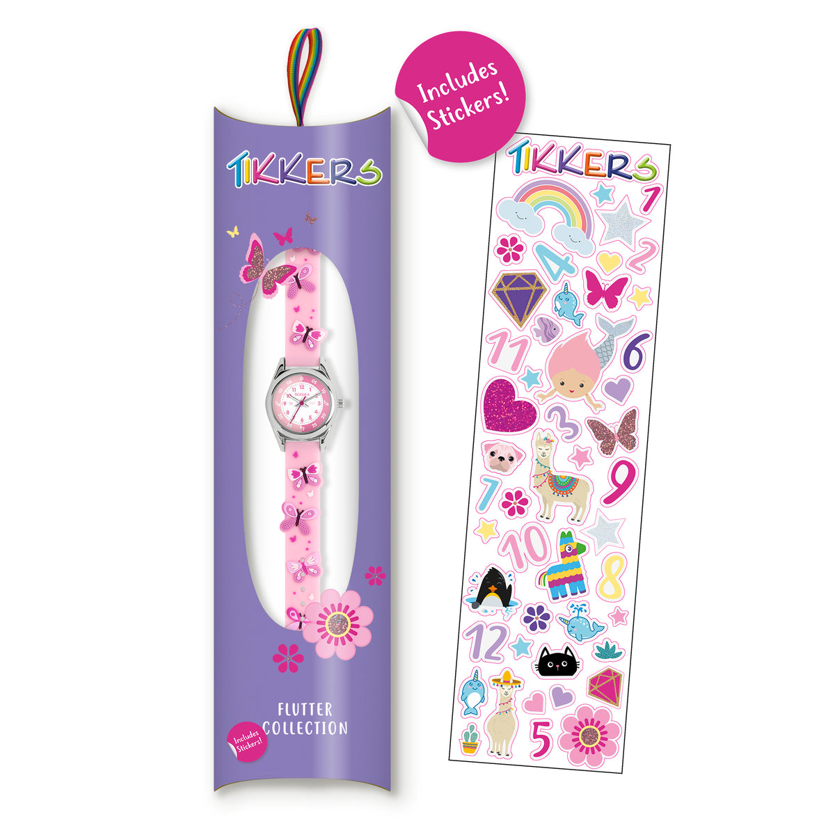 Tikkers 3D Butterfly watch