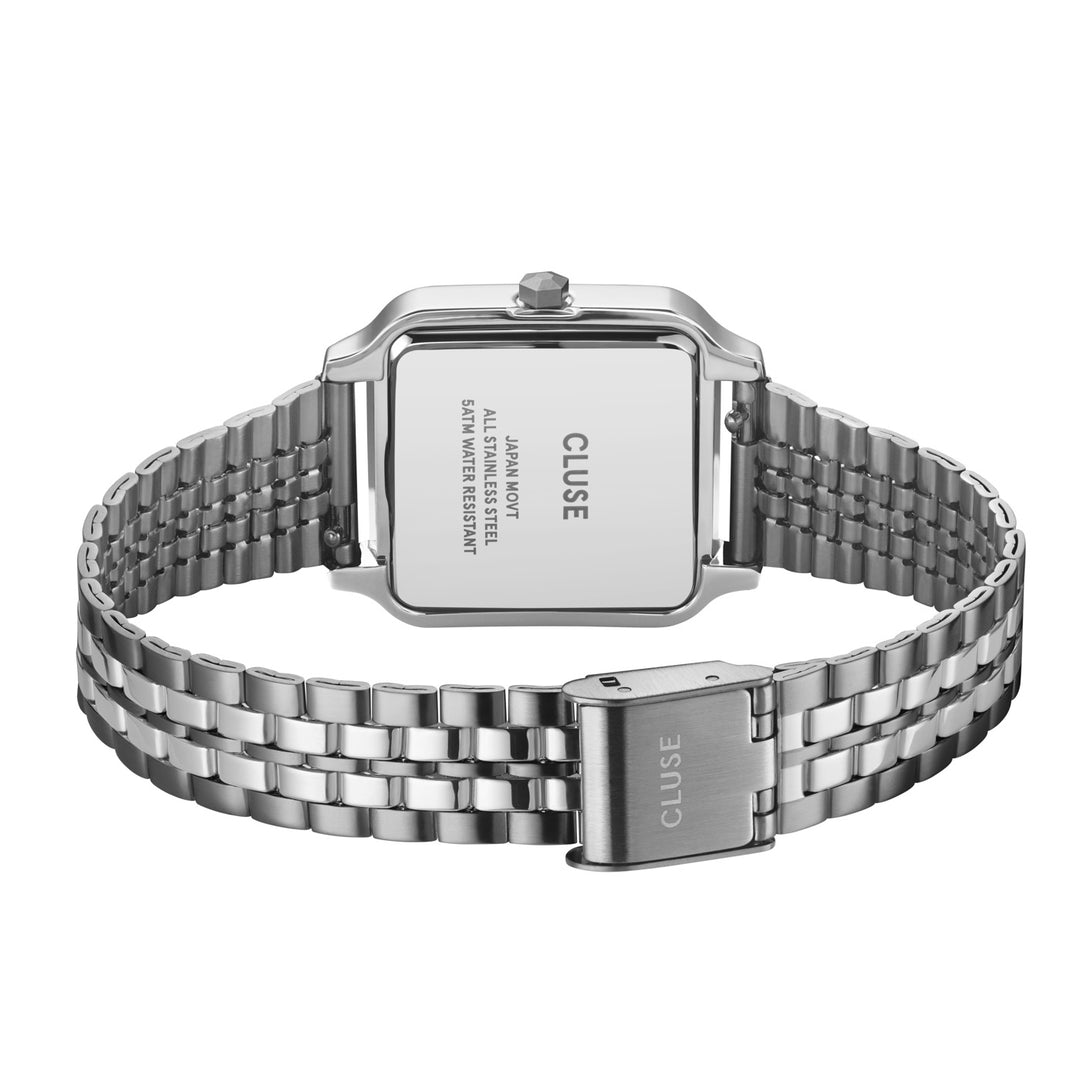CLUSE Gracieuse Silver Link & Eleve Silver Tennis Bracelet Gift Set