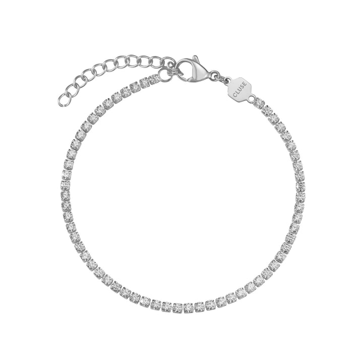 CLUSE Gracieuse Silver Link & Eleve Silver Tennis Bracelet Gift Set