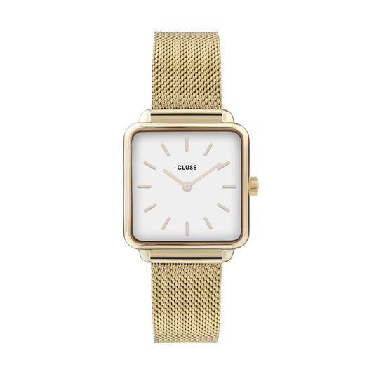 CLUSE La Tetragone Gold Mesh / White CW0101207002