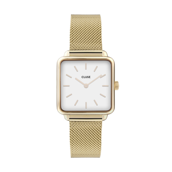 CLUSE La Tetragone Gold Mesh / White CW0101207002