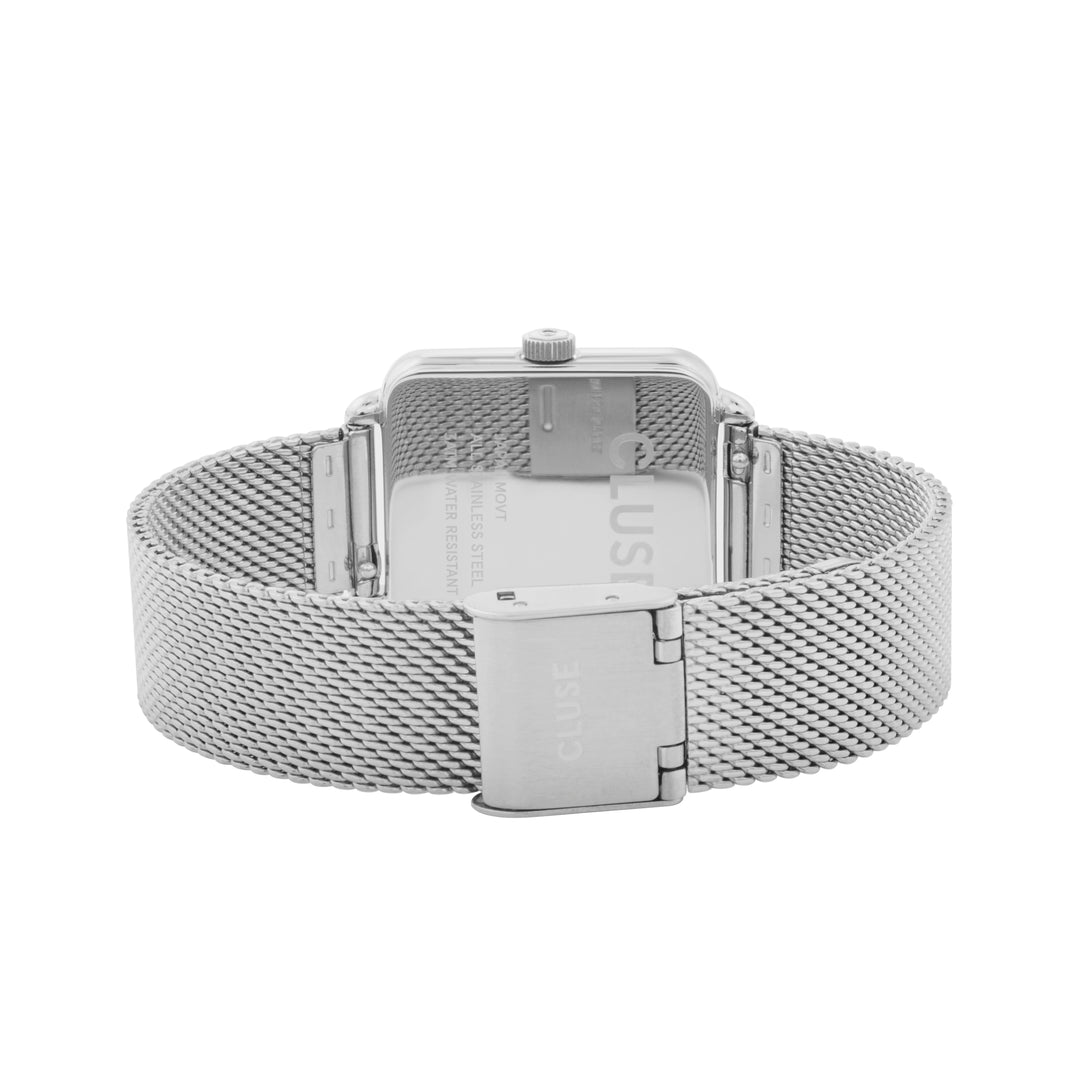 CLUSE La Tetragone Silver Mesh / White CW0101207003