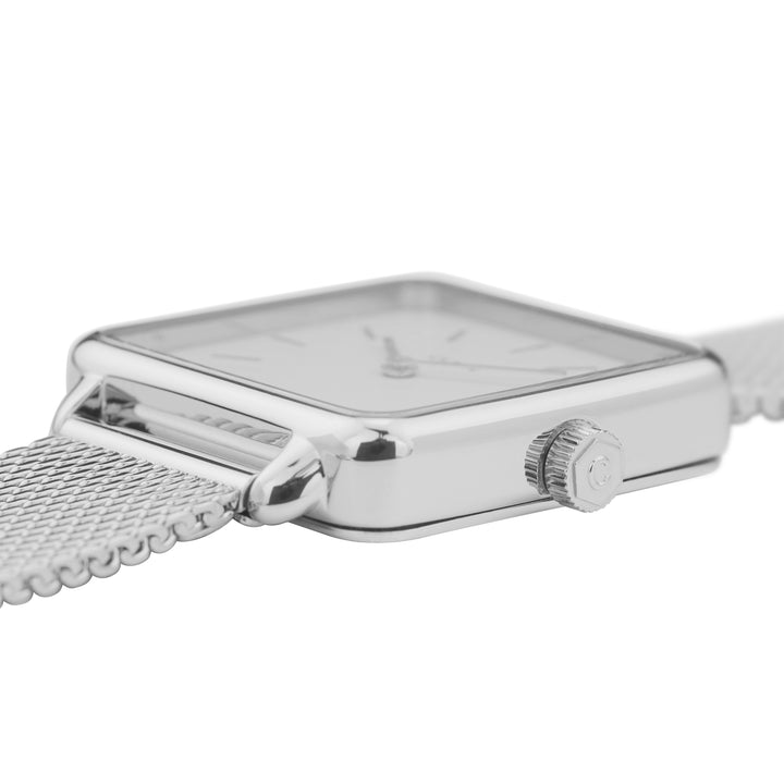 CLUSE La Tetragone Silver Mesh / White CW0101207003