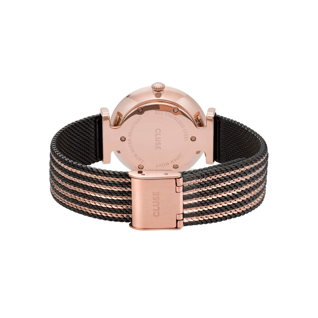 CLUSE Triomphe Mesh Bicolour Rose Gold Black /Black CW0101208005