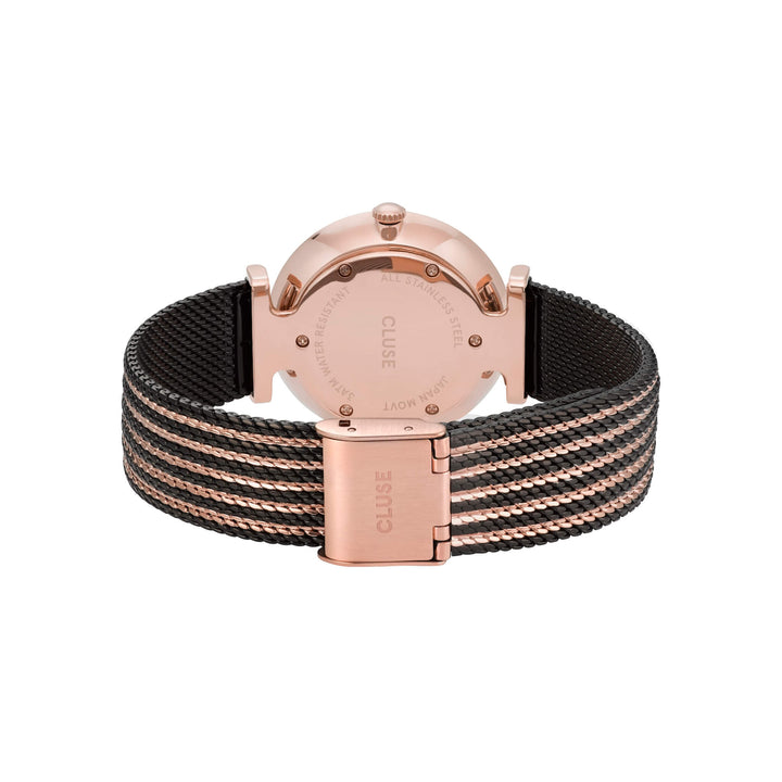 CLUSE Triomphe Mesh Bicolour Rose Gold Black /Black CW0101208005