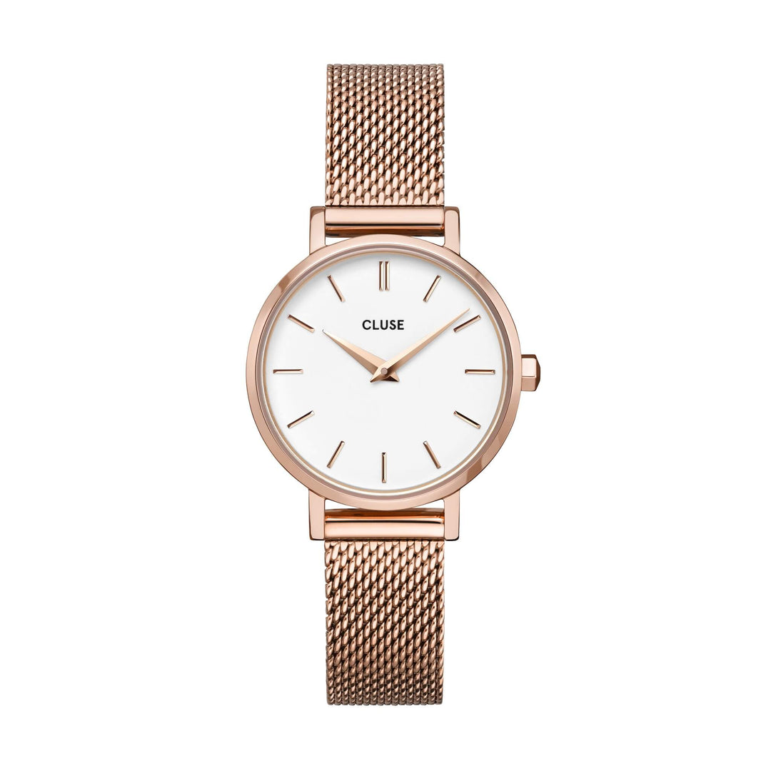 CLUSE Boho Chic Petite Mesh Rose Gold/White CW0101211003