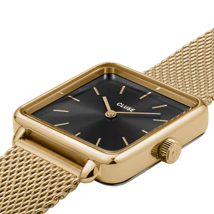 CLUSE La Tetragone Gold Black/Gold Mesh CW10308