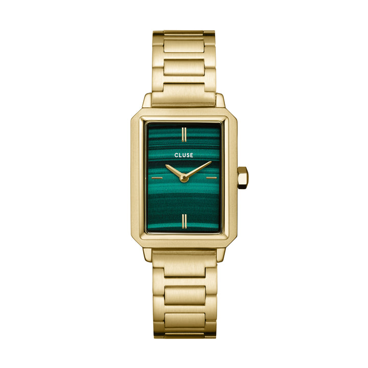 Cluse Fluette Green Gold Link CW11502