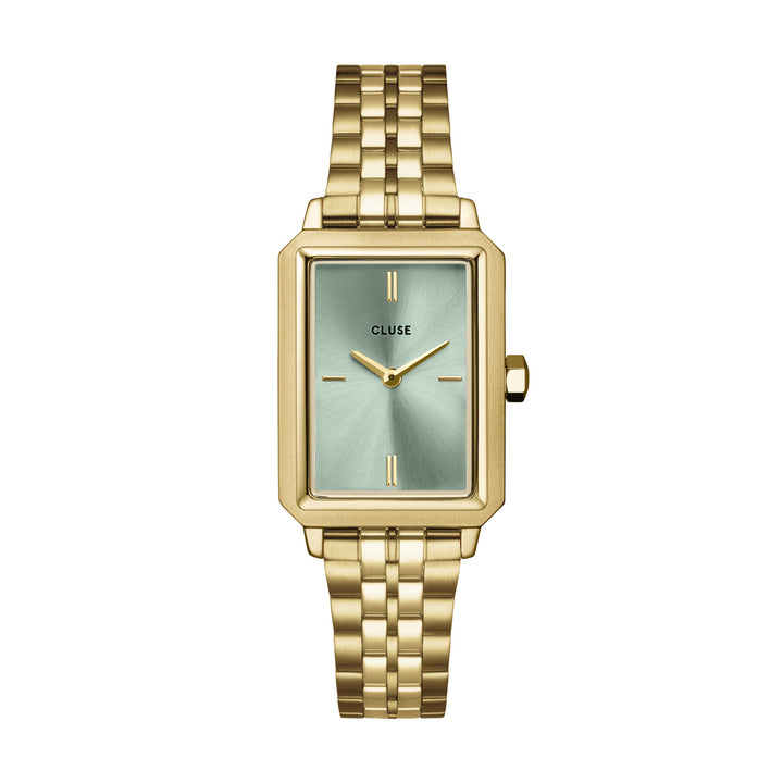 CLUSE Fluette Sage Green/Gold Link